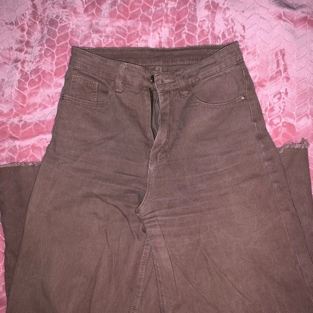 Women's Brown Flare Jeans